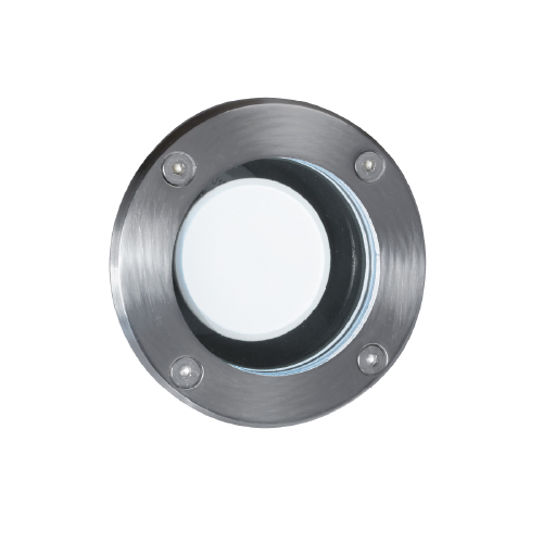 SPOT PATOMA EMBUTIR GU10  ANCHO 1,0CM PARA PISO REDONDO ACERO